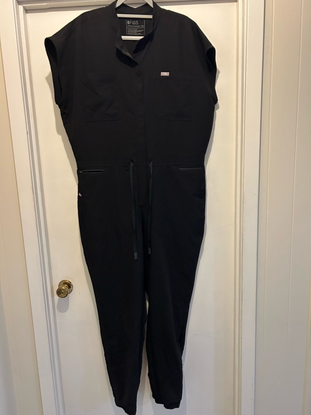 Figs Black Jumpsuit Romper - Picture 5 of 6